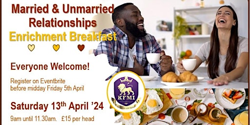 Married & Unmarried Relationships  - Enrichment Breakfast primary image
