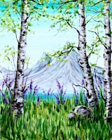 Imagen principal de Springtime in the Mountains, a PAINT & SIP EVENT with Lisa