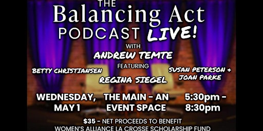 Primaire afbeelding van THE BALANCING ACT PODCAST - LIVE!!! with ANDREW TEMTE