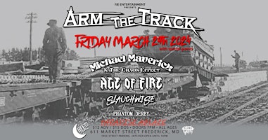 Imagem principal do evento Cafe 611 Present ARM THE TRACK With The Michael Maverick and The Effect , Age of Fire