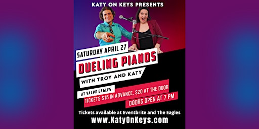 Image principale de Dueling Pianos with Troy and Katy