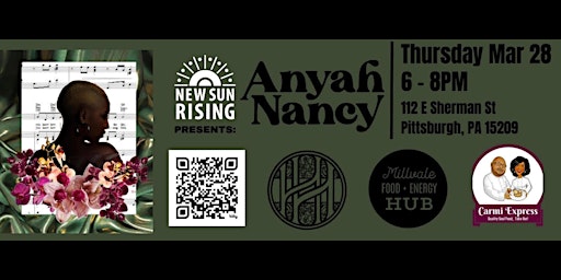 New Sun Rising Presents... Anyah Nancy at The Hub  primärbild