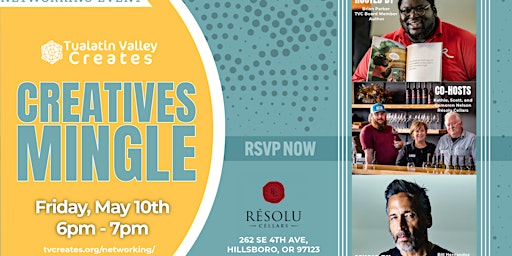 Image principale de Tualatin Valley Creates Networking Event, May 10th, 2024