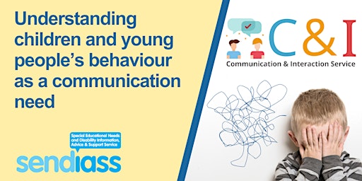 Imagen principal de Understanding Children and Young People’s Behaviour as a Communication Need
