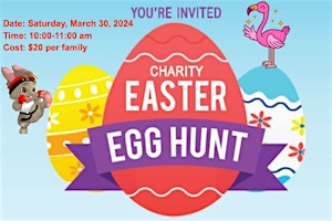 Primaire afbeelding van Charity Flamingo & Easter Egg Hunt