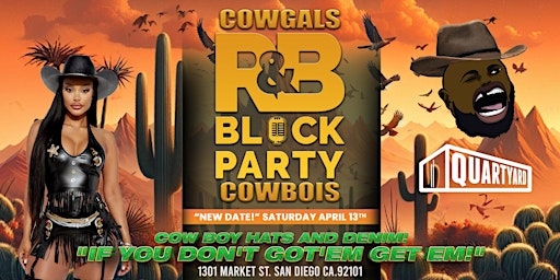 Cowgals and Cowbois R&B Block Party primary image