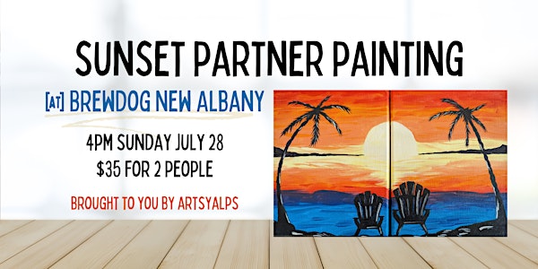 Sunset Partner Painting @ BrewDog New Albany