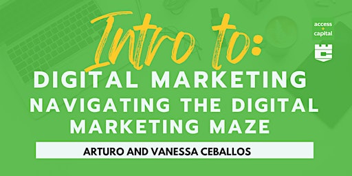 Primaire afbeelding van Intro to Digital Marketing: Navigating the Digital Marketing Maze