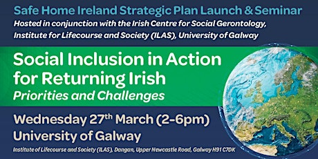 Strategic Plan Launch & Seminar- Social Inclusion in Action/Returning Irish primary image