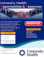 Primaire afbeelding van University Health Open House: Opportunities and Resources