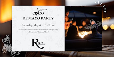 Imagen principal de Cinco De Mayo on Rioja Rooftop Terrace!