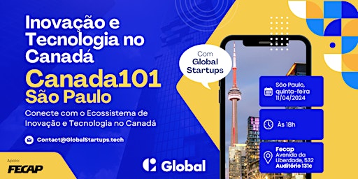 Canadá 101 - Inovação e Tecnologia no Canadá | SP Edition primary image