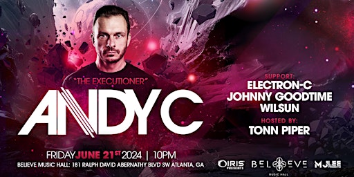 Immagine principale di Iris Presents: Andy C @ Believe Music Hall | Friday, June 21st! 