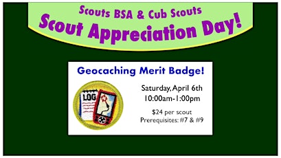 Geocaching Merit Badge!