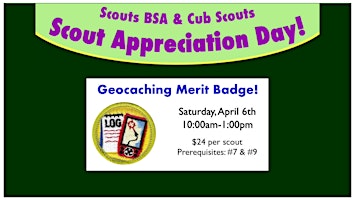 Primaire afbeelding van Geocaching Merit Badge!