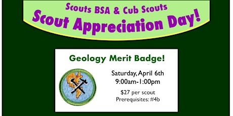 Geology Merit Badge!