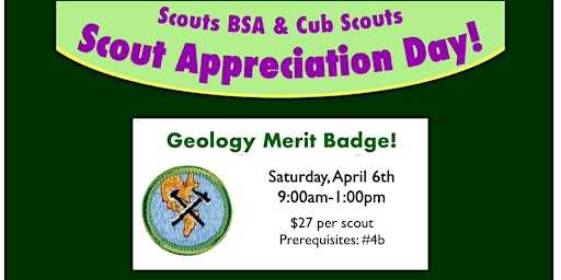 Image principale de Geology Merit Badge!