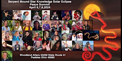 Imagen principal de Serpent Mound Star Knowledge New Moon, Solar Eclipse Spring Peace Summit