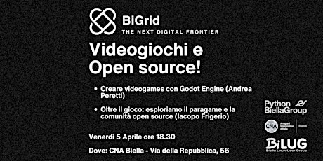 BiGrid: Video giochi e open source!