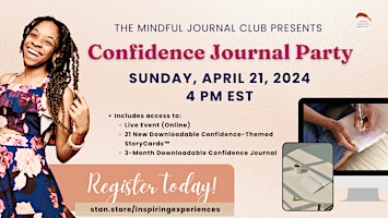 Boost Your Confidence Journal Party primary image