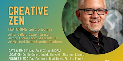 Primaire afbeelding van CreativeZen Talks Presents Sergio Gomez (April 2024)
