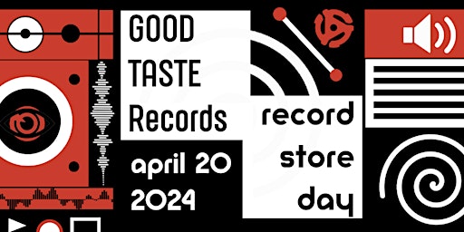 Imagem principal do evento Record Store Day 2024 @ GOOD TASTE Records