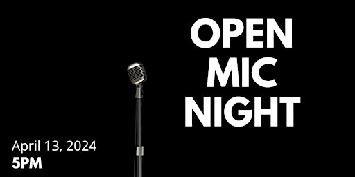 Centered Wellness Presents: Open Mic Night primary image