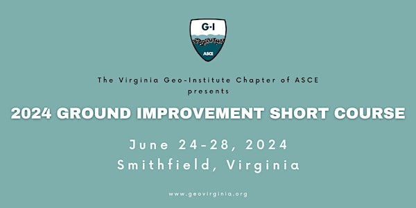 2024 Ground Improvement Short Course