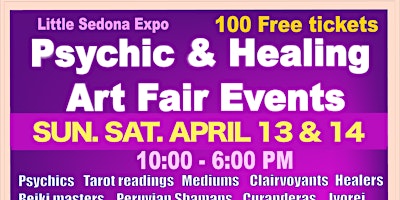 Hauptbild für IRVINE CA - Psychic & Holistic Healing Art Fair Events - April 13 & 14