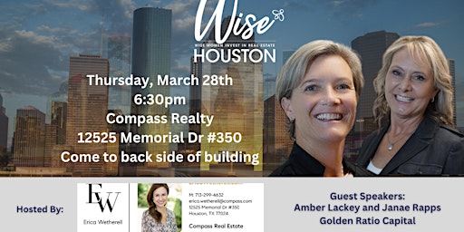 Imagem principal do evento Wise Houston Monthly Meeting