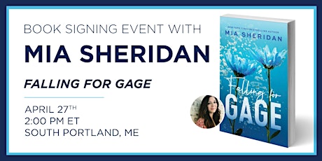 Imagem principal do evento Mia Sheridan "Falling for Gage" Book Signing Event