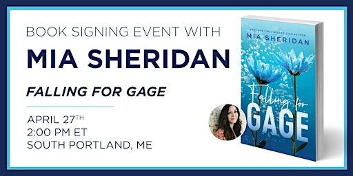 Imagem principal de Mia Sheridan "Falling for Gage" Book Signing Event