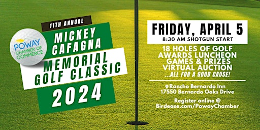Image principale de 11th Annual Mickey Cafagna Memorial Golf Classic