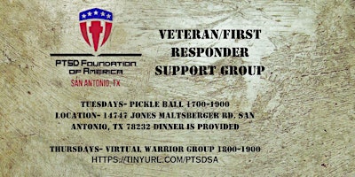 Imagem principal do evento Veteran/First Responder Support Group