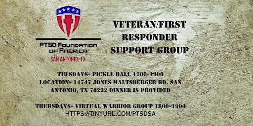 Primaire afbeelding van Veteran/First Responder Support Group