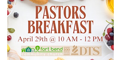 Pastors Breakfast primary image