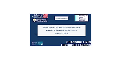 CWA Research & Innovation Forum (#CWARIF)