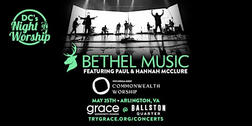 Immagine principale di DC's Night of Worship with BETHEL MUSIC featuring Paul & Hannah McClure 
