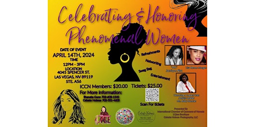 Imagen principal de 2nd Annual & Honoring Celebrating Phenomenal Women 2024