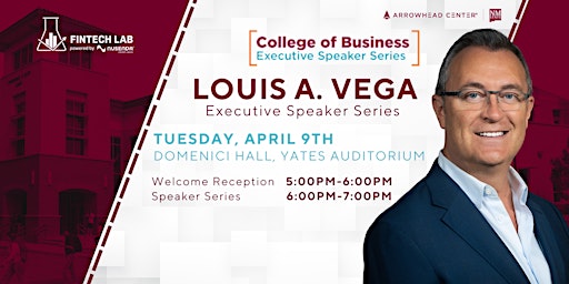 Imagem principal do evento Executive Speaker Series- Louis Vega