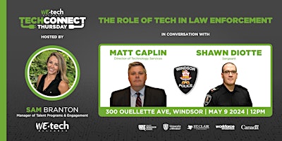 Imagem principal de Tech Connect Thursday: Role of Tech in Law Enforcement - May 2024