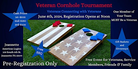 Veteran Cornhole Tournament