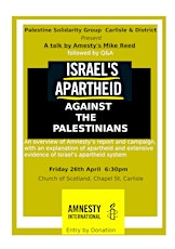 Amnesty/Apartheid event