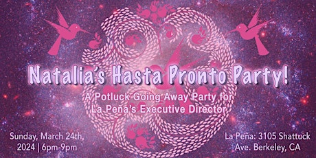 Primaire afbeelding van Natalia's Hasta Pronto Party!