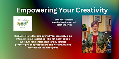 FREE Empowering Your Creativity Webinar - Arlington