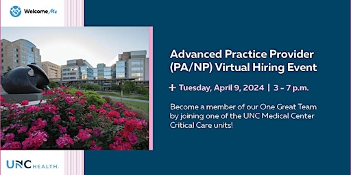 Imagen principal de Advanced Practice Provider (PA/NP) Virtual Hiring Event (4.9.24)