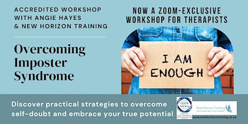 Hauptbild für Overcoming Imposter Syndrome: Now a Zoom-Exclusive Workshop for Therapists