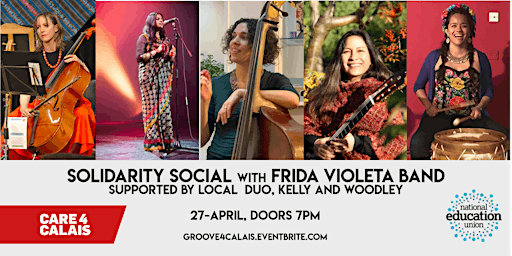 Imagen principal de Uniting for Refugee Support with Frida Violeta Band