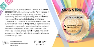 Sip & Stroll with the Builder & Real Estate Broker primary image