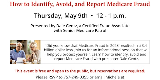 Immagine principale di How to Identify, Avoid and Report Medicare Fraud 
